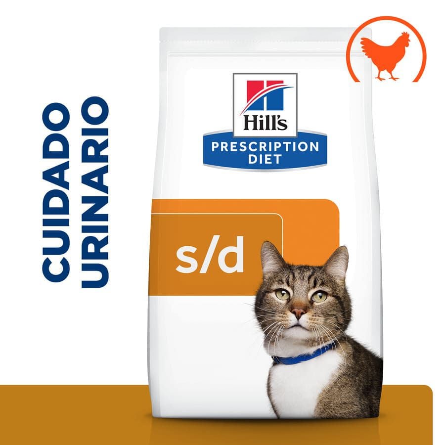3 kg Hill's Prescription Diet Urinary Care s/d Pollo pienso para gatos, , large indicador imagen numero 2